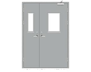 子母门带可视窗(甲、乙)